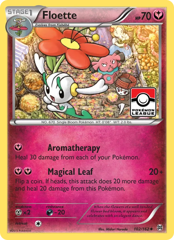 Floette — BREAKthrough #102 (Pokémon TCG card)