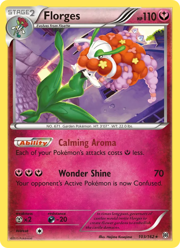 Florges — BREAKthrough #103 (Pokémon TCG card)