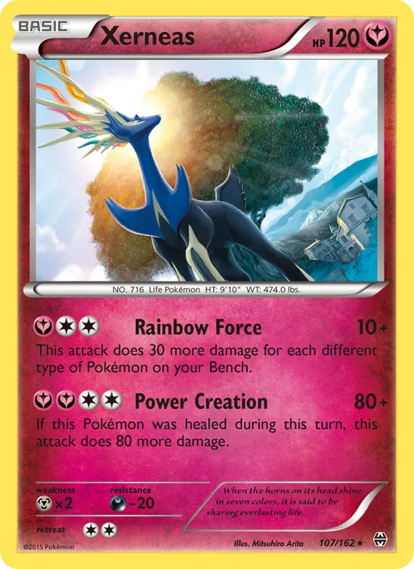 Xerneas — BREAKthrough #107 (Pokémon TCG card)