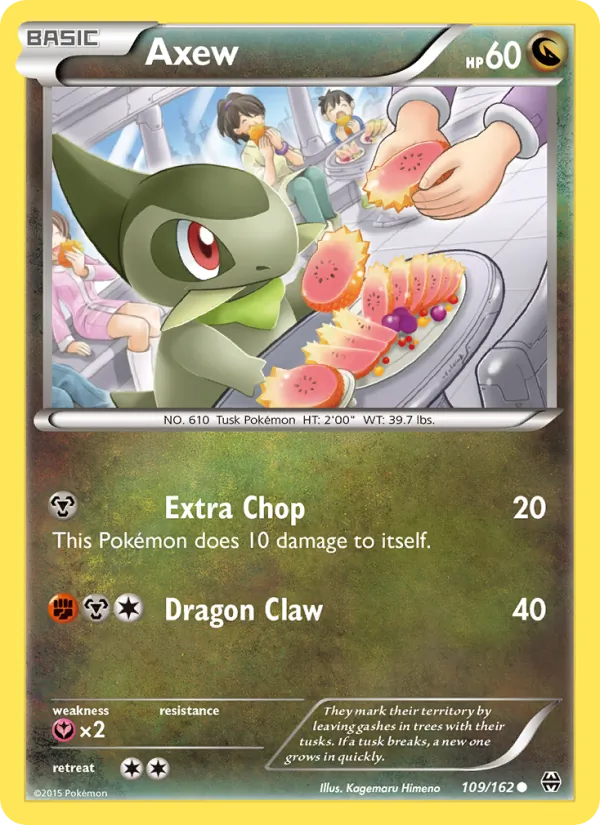 Axew — BREAKthrough #109 (Pokémon TCG card)