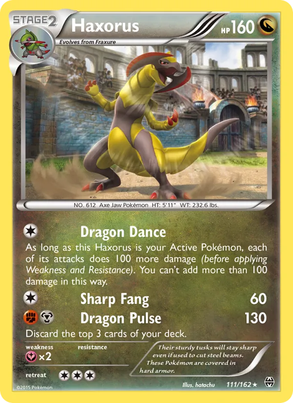 Haxorus — BREAKthrough #111 (Pokémon TCG card)