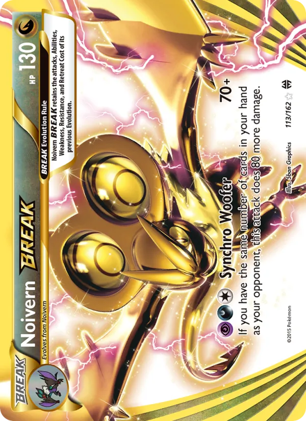 Noivern BREAK — BREAKthrough #113 (Pokémon TCG card)