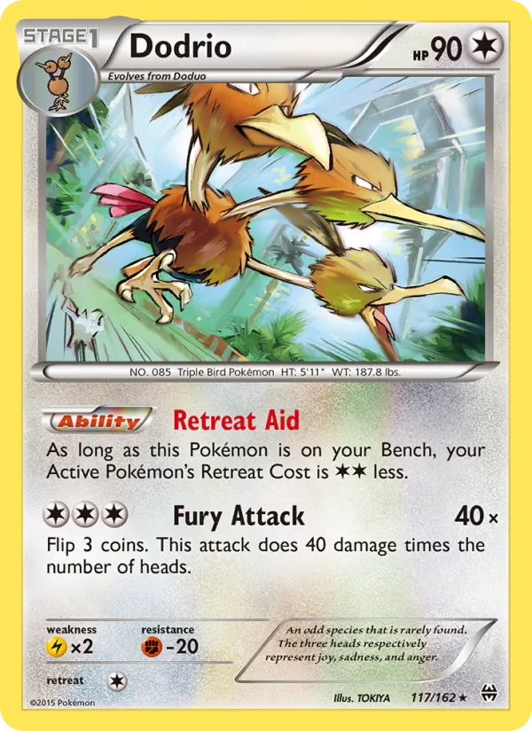 Dodrio — BREAKthrough #117 (Pokémon TCG card)