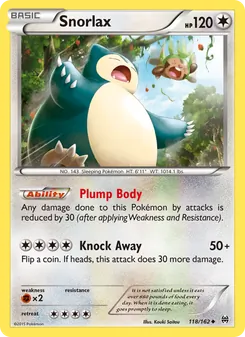 Snorlax (BREAKthrough #118)
