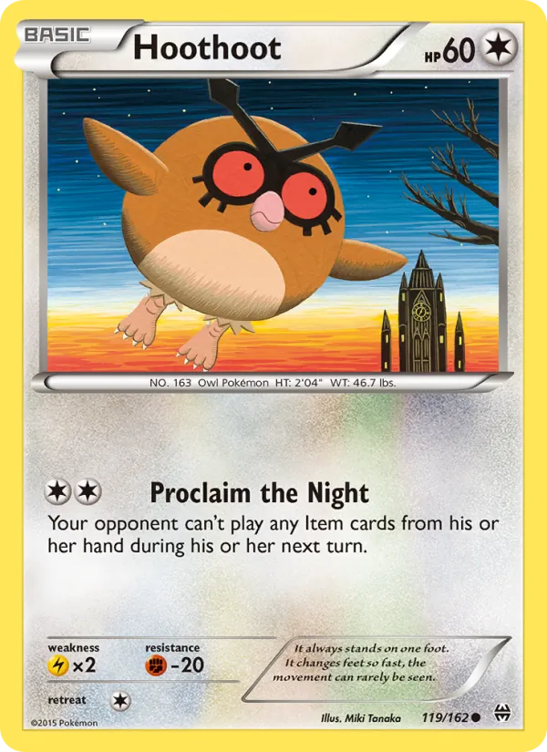 Hoothoot — BREAKthrough #119 (Pokémon TCG card)