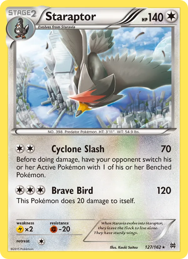 Staraptor — BREAKthrough #127 (Pokémon TCG card)