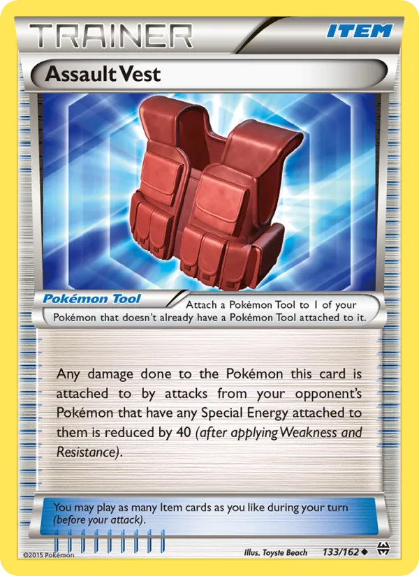 Assault Vest — BREAKthrough #133 (Pokémon TCG card)