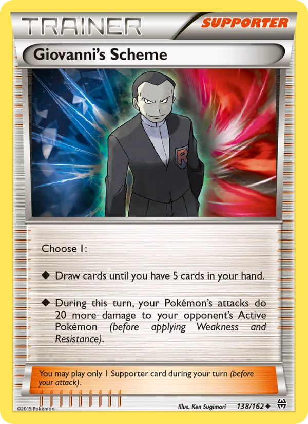 Giovanni's Scheme — BREAKthrough #138 (Pokémon TCG card)