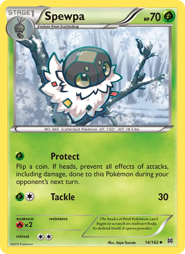 Spewpa — BREAKthrough #14 (Pokémon TCG card)