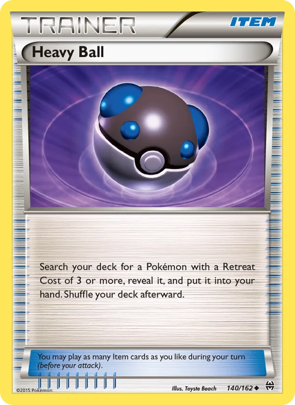 Heavy Ball — BREAKthrough #140 (Pokémon TCG card)