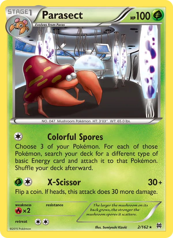 Parasect — BREAKthrough #2 (Pokémon TCG card)