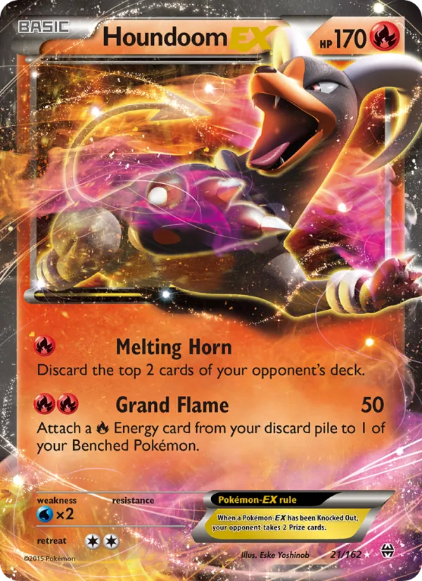 Houndoom EX — BREAKthrough #21 (Pokémon TCG card)