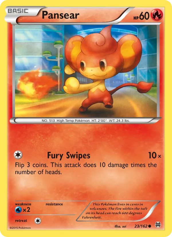 Pansear — BREAKthrough #23 (Pokémon TCG card)