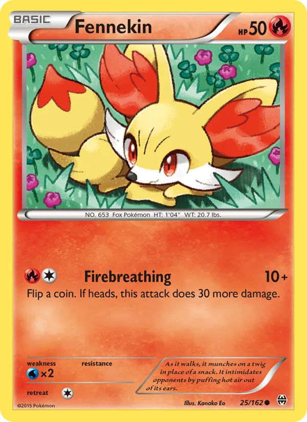Fennekin — BREAKthrough #25 (Pokémon TCG card)
