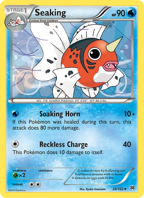 Seaking — BREAKthrough #28 (Pokémon TCG card)