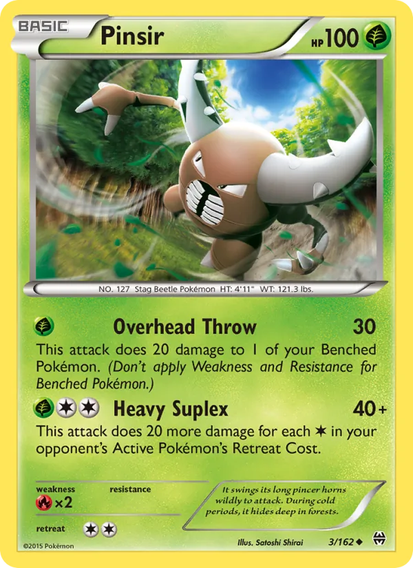 Pinsir — BREAKthrough #3 (Pokémon TCG card)