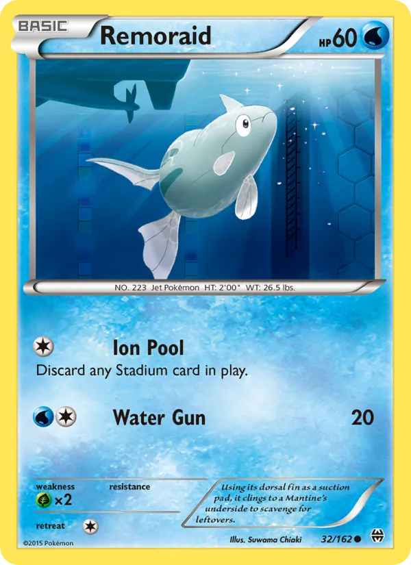 Remoraid — BREAKthrough #32 (Pokémon TCG card)