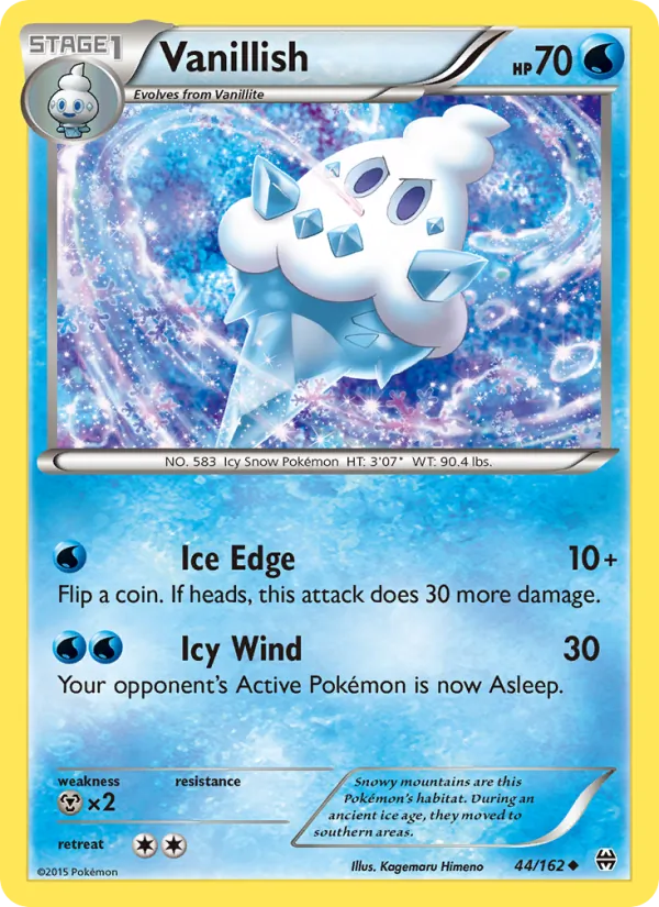 Vanillish — BREAKthrough #44 (Pokémon TCG card)