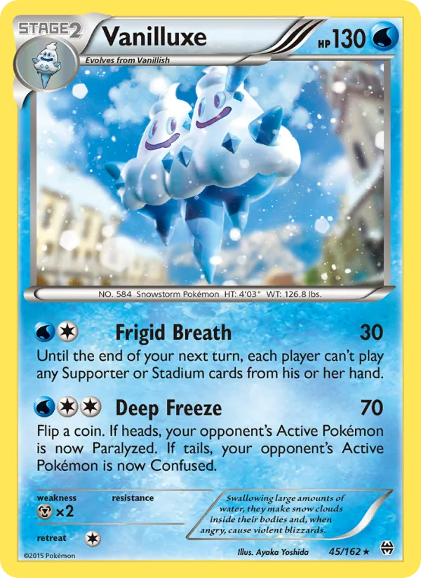 Vanilluxe — BREAKthrough #45 (Pokémon TCG card)