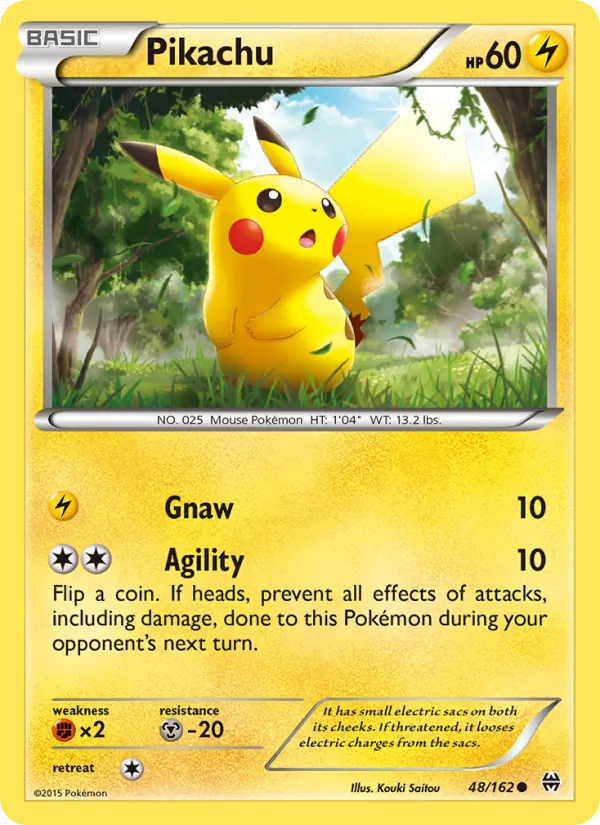 Pikachu — BREAKthrough #48 (Pokémon TCG card)