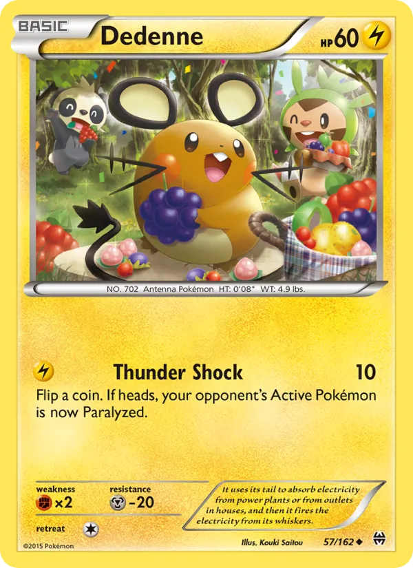 Dedenne — BREAKthrough #57 (Pokémon TCG card)