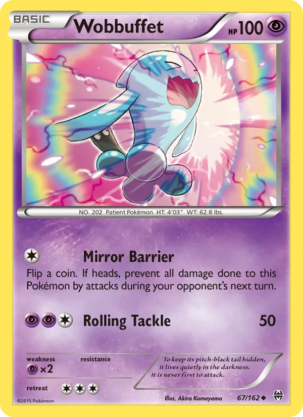 Wobbuffet — BREAKthrough #67 (Pokémon TCG card)