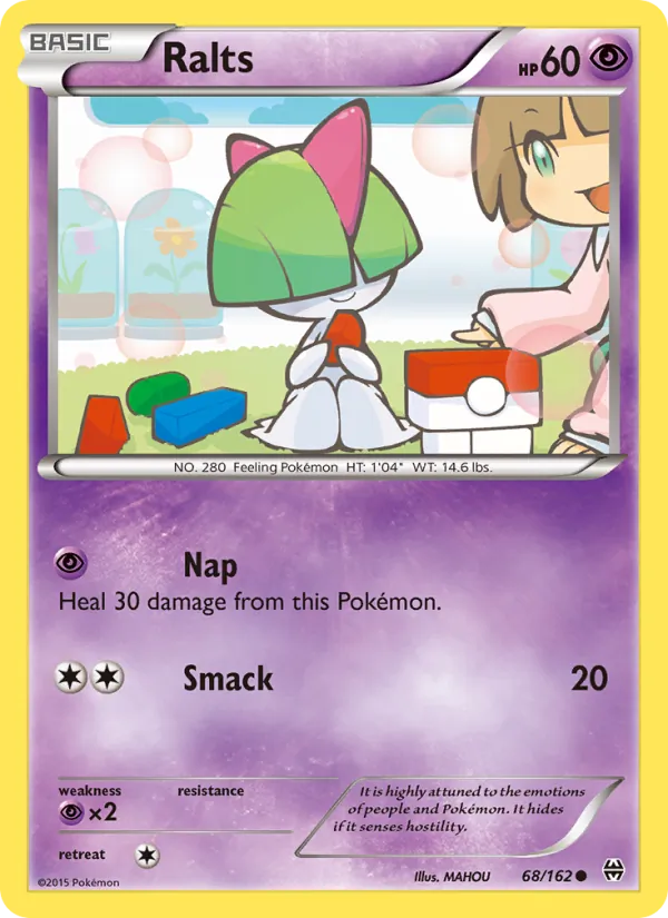 Ralts — BREAKthrough #68 (Pokémon TCG card)