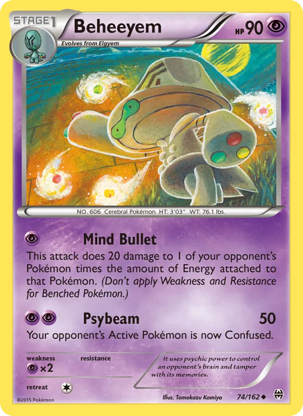 Beheeyem — BREAKthrough #74 (Pokémon TCG card)