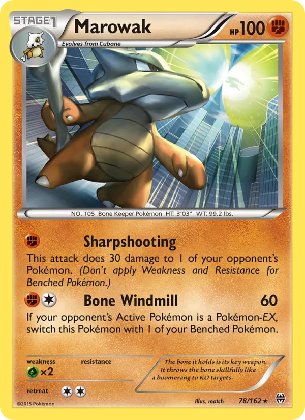 Marowak — BREAKthrough #78 (Pokémon TCG card)