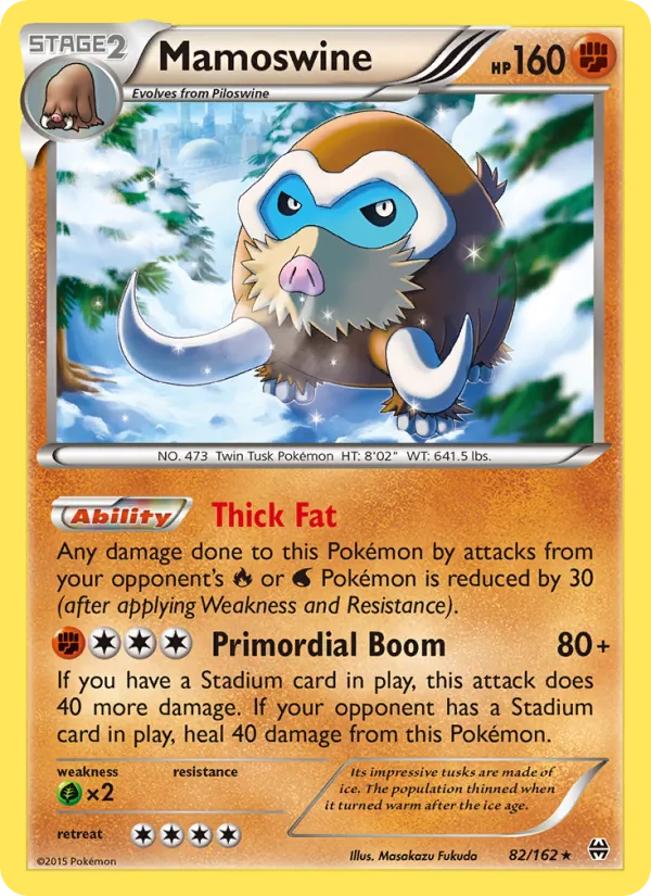 Mamoswine — BREAKthrough #82 (Pokémon TCG card)