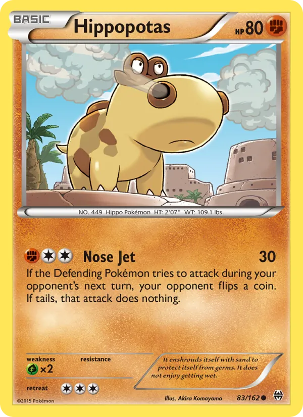Hippopotas — BREAKthrough #83 (Pokémon TCG card)