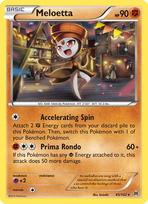 Meloetta — BREAKthrough #85 (Pokémon TCG card)
