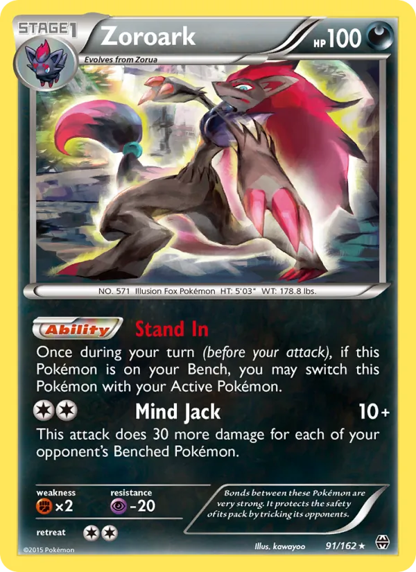 Zoroark — BREAKthrough #91 (Pokémon TCG card)