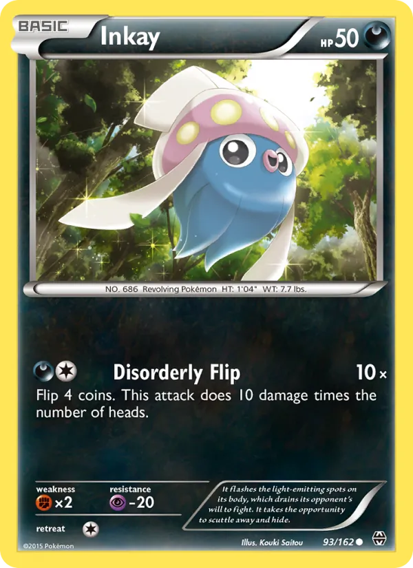 Inkay — BREAKthrough #93 (Pokémon TCG card)