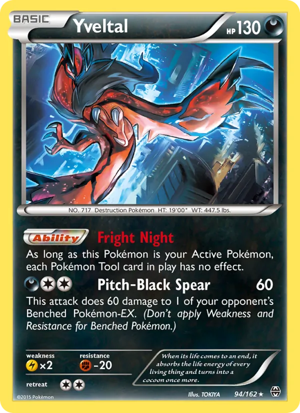 Yveltal — BREAKthrough #94 (Pokémon TCG card)