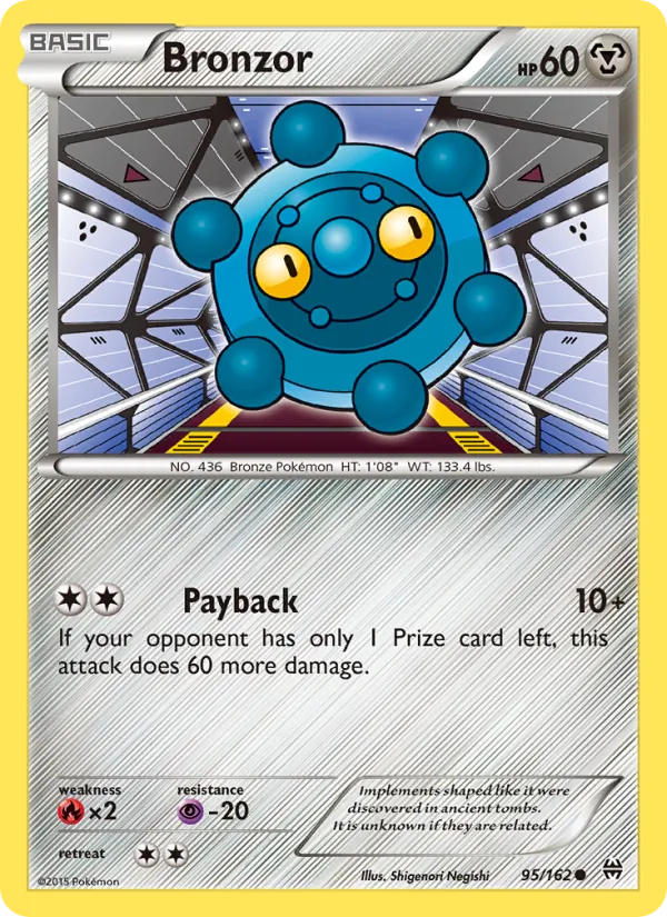 Bronzor — BREAKthrough #95 (Pokémon TCG card)