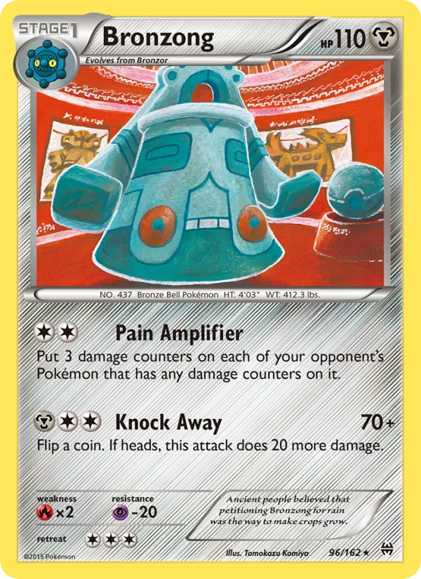 Bronzong — BREAKthrough #96 (Pokémon TCG card)