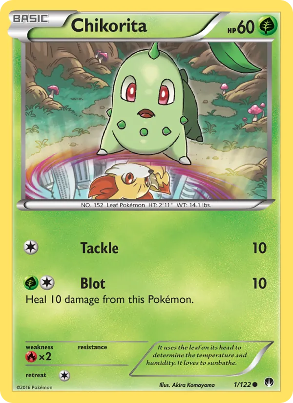 Chikorita — BREAKpoint #1 (Pokémon TCG card)