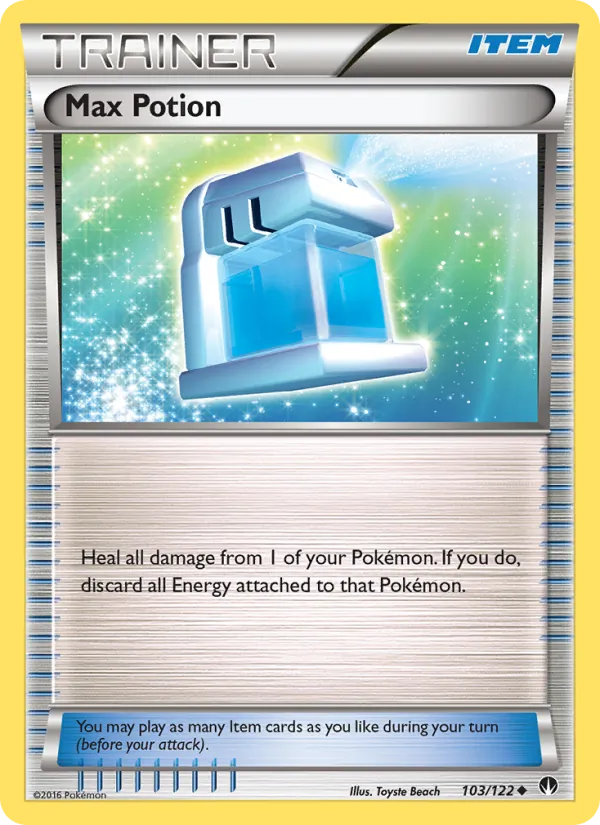 Max Potion — BREAKpoint #103 (Pokémon TCG card)