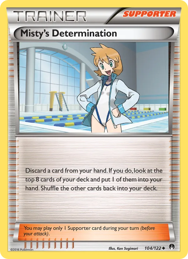 Misty's Determination — BREAKpoint #104 (Pokémon TCG card)