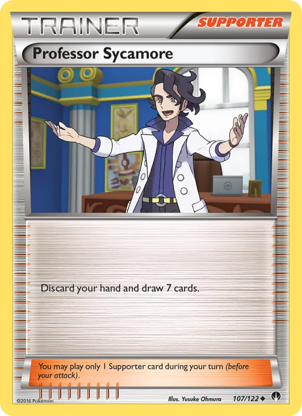 Professor Sycamore — BREAKpoint #107 (Pokémon TCG card)