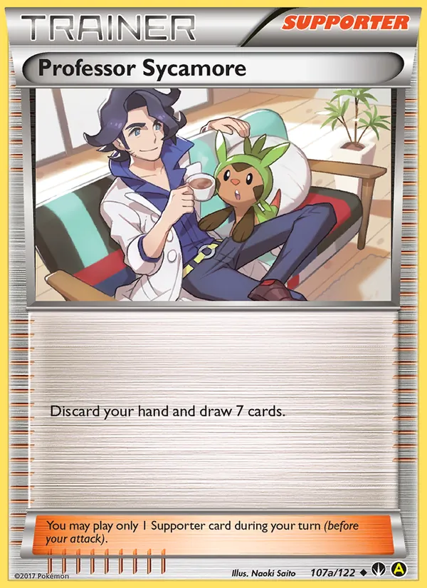 Professor Sycamore — BREAKpoint #107a (Pokémon TCG card)