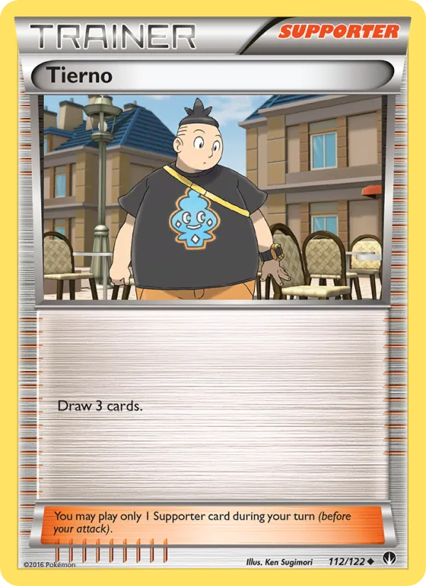 Tierno — BREAKpoint #112 (Pokémon TCG card)