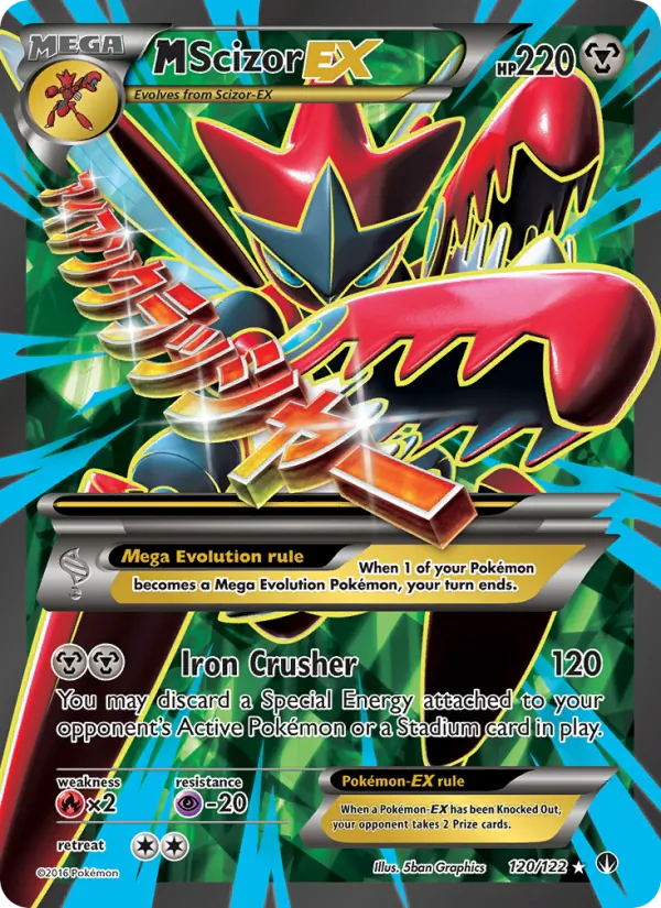 M Scizor EX — BREAKpoint #120 (Pokémon TCG card)