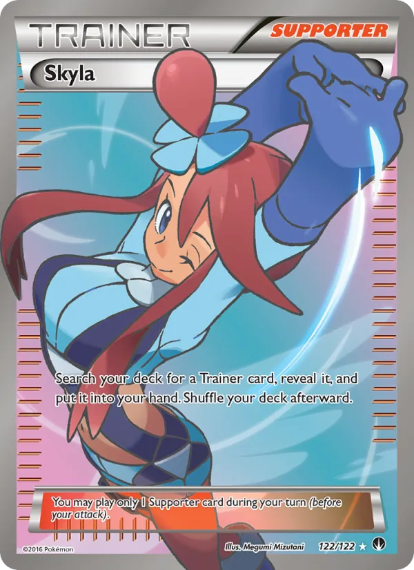 Skyla — BREAKpoint #122 (Pokémon TCG card)