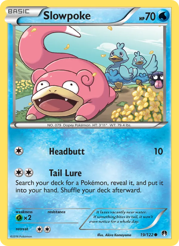 Slowpoke — BREAKpoint #19 (Pokémon TCG card)