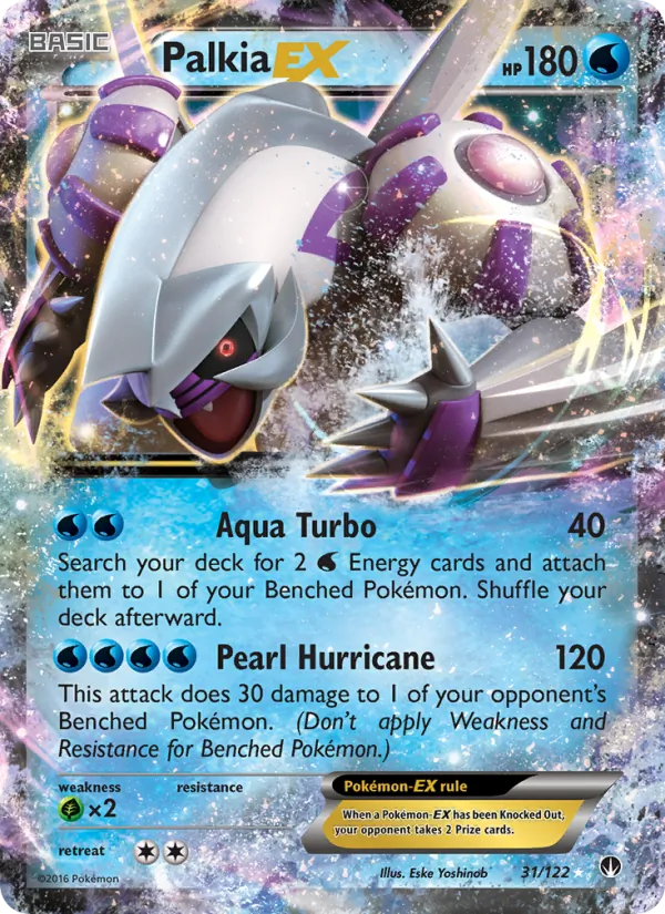 Palkia EX — BREAKpoint #31 (Pokémon TCG card)
