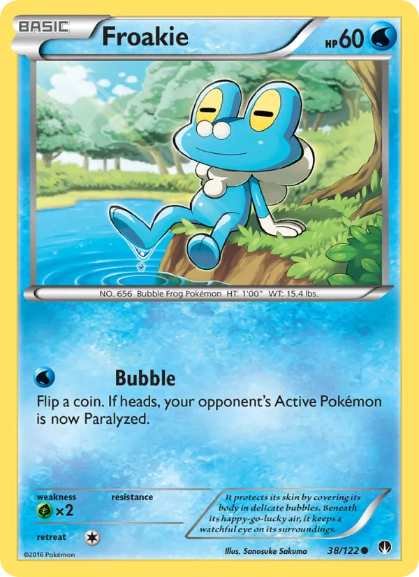 Froakie — BREAKpoint #38 (Pokémon TCG card)