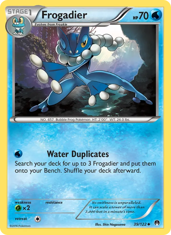 Frogadier — BREAKpoint #39 (Pokémon TCG card)