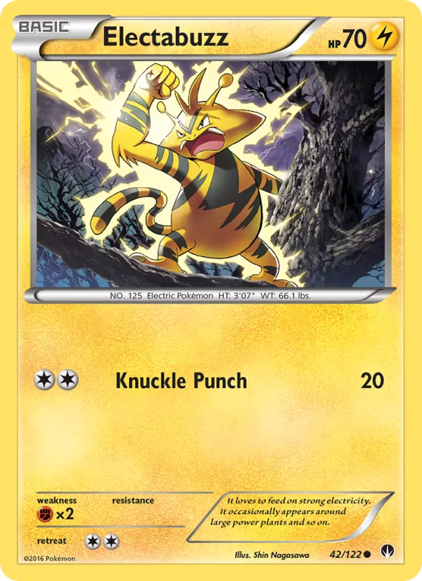Electabuzz — BREAKpoint #42 (Pokémon TCG card)